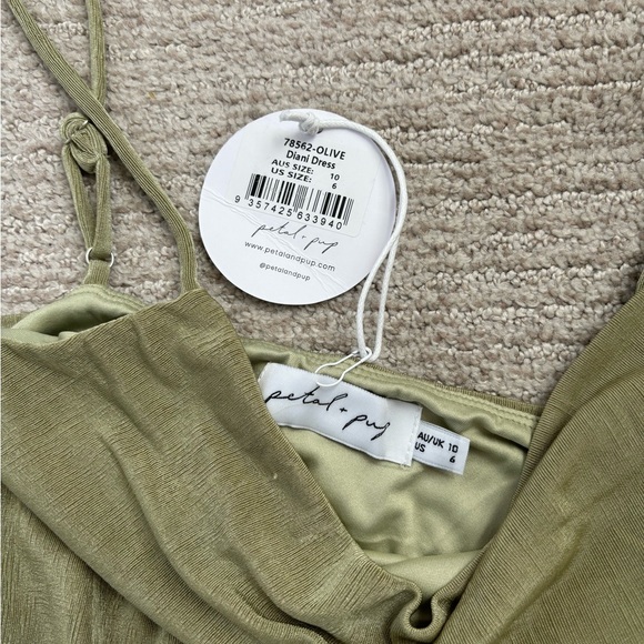 Petal + Pup Sage Dress - Picture 3 of 3